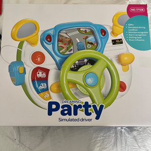 اسباب بازی آموزشی فرمان کودک Fisca Toddler Steering Wheel مدل 1712B -اسباب بازی